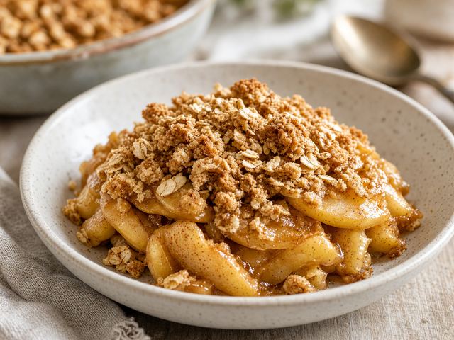 Warm Apple Crisp for a Crowd