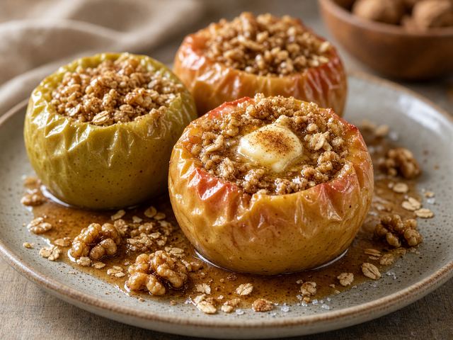 Warm Baked Cinnamon Apples