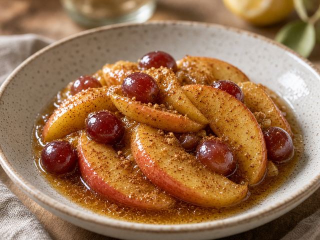 Warm Cinnamon Apple Compote