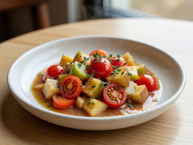 Warm Tomato & Apple Compote