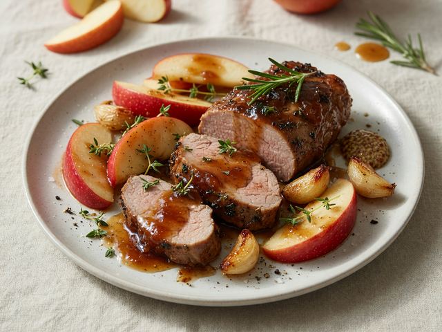 Apple Glazed Pork Tenderloin