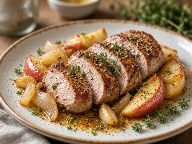 Apple Thyme Pork Tenderloin