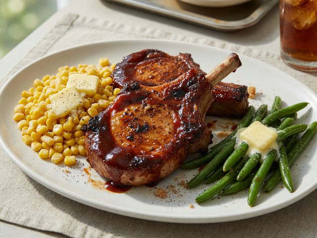 BBQ Pork Chop TV Supper