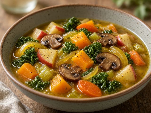 Butternut Apple Vegetable Potluck Stew