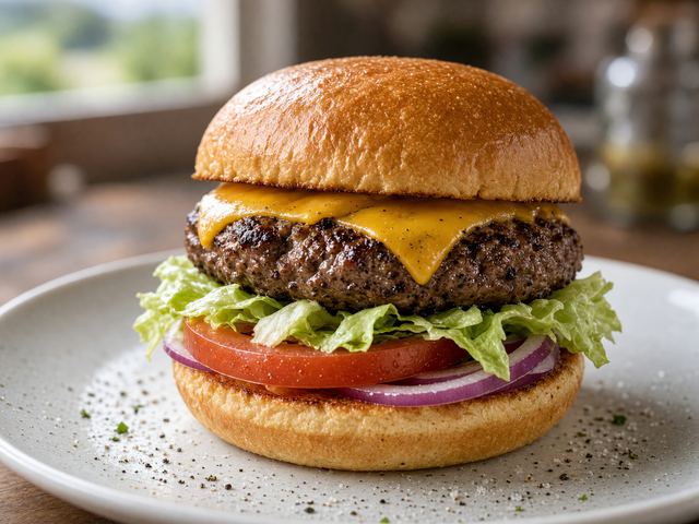 Classic All-American Cheeseburger