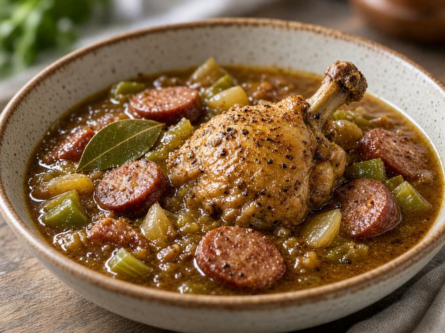 Classic Chicken Andouille Gumbo