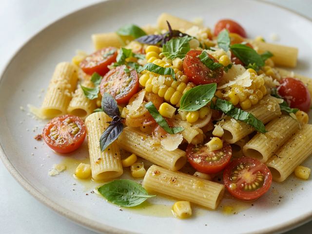 Corn & Tomato Basil Pasta