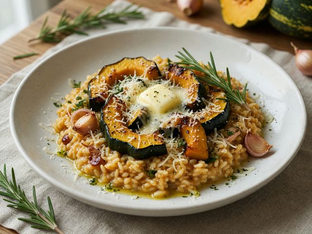 Creamy Acorn Squash Risotto