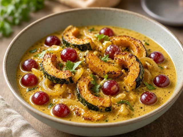 Grape & Squash Vegetable Curry