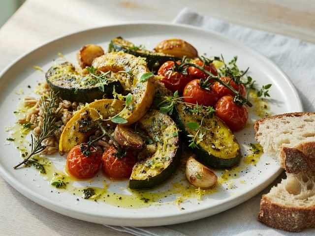 Herb Roasted Market Vegetables