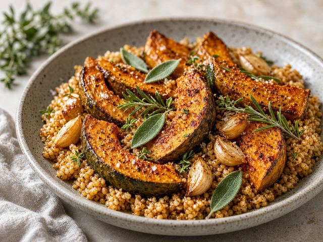 Herb Roasted Pumpkin Platter