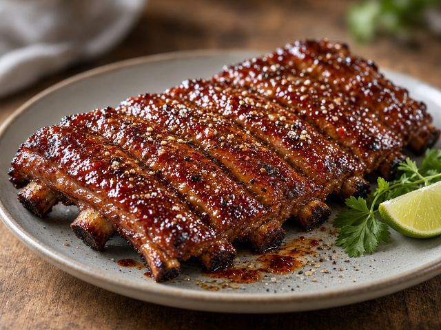 Honey Chipotle Grilled Ribs