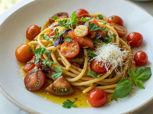 Late Summer Tomato Pasta