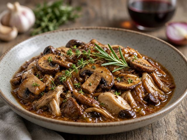 Mushroom Potluck Ragout