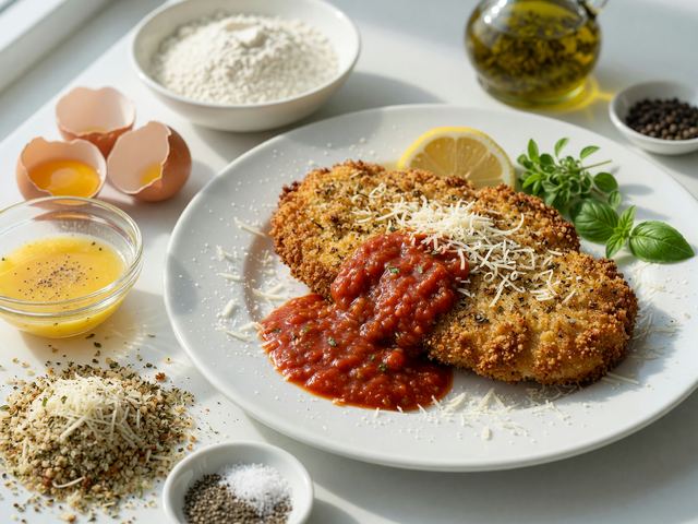 Parmesan-Crusted Schnitzel Parmesan