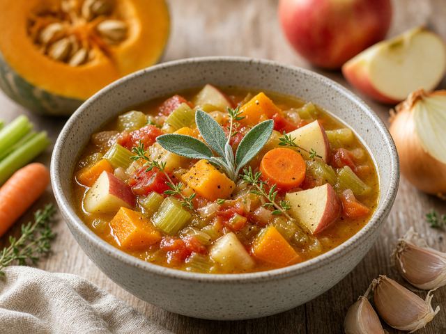 Pumpkin Apple Vegetable Stew