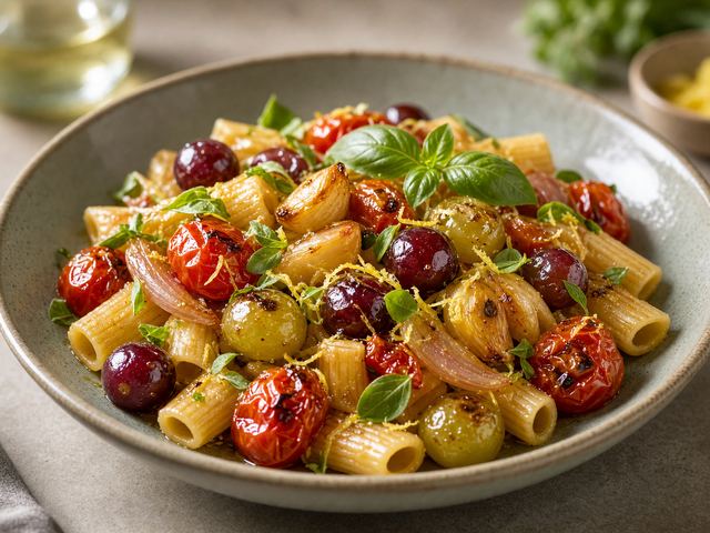 Roasted Tomato & Grape Pasta