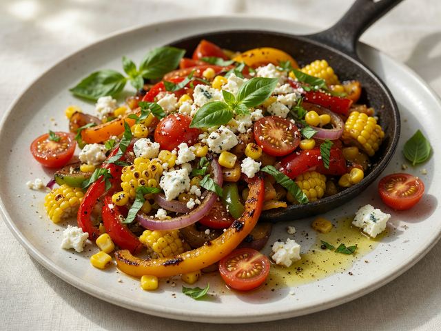 Sautéed Pepper & Corn Skillet