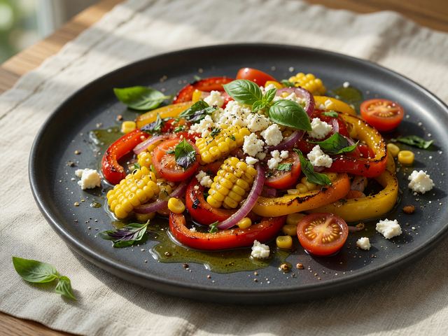 Sautéed Pepper & Corn Skillet
