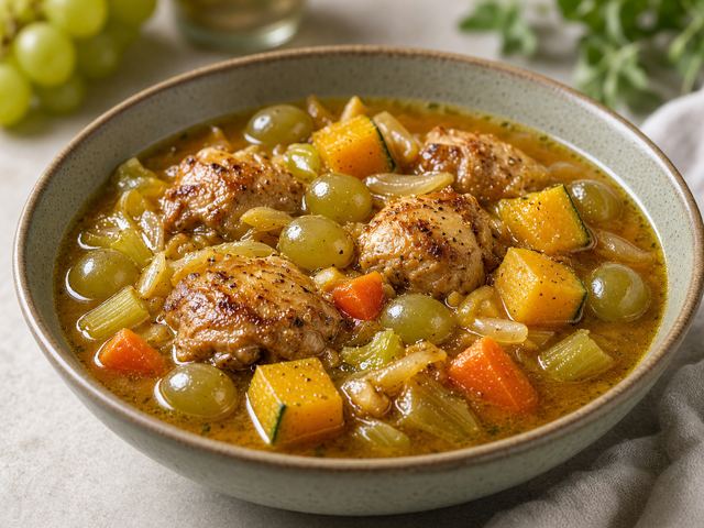 Squash & Grape Harvest Stew