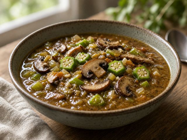 Wild Mushroom Filé Gumbo