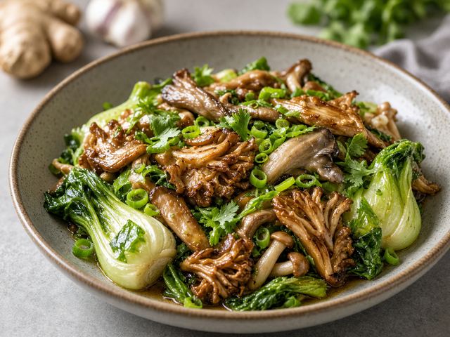 Wild Mushroom Stir Fry