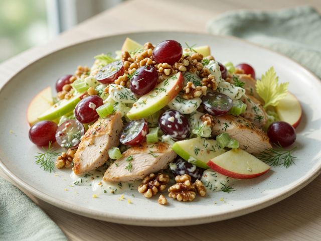 Apple & Grape Chicken Salad