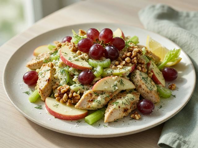 Apple & Grape Chicken Salad