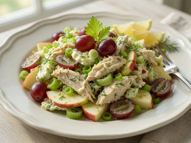 Apple & Grape Chicken Salad