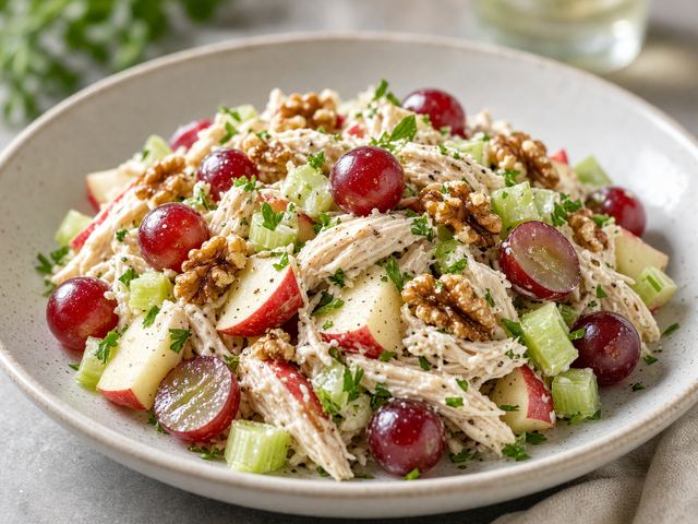 Apple & Grape Chicken Salad
