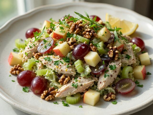 Apple Grape Chicken Salad