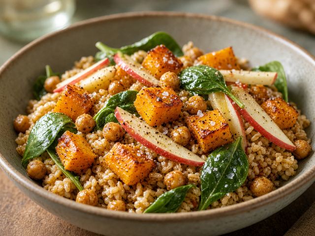 Apple Pumpkin Grain Bowl