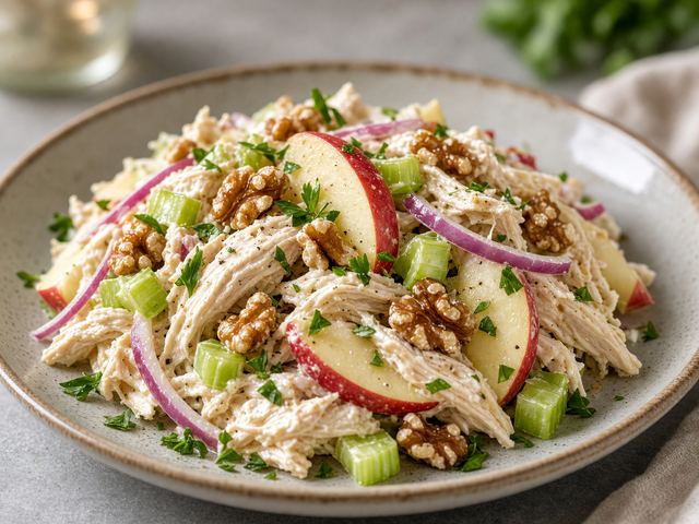 Apple Walnut Chicken Salad