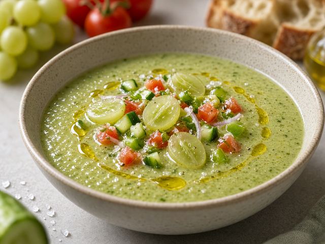 Chilled Grape Gazpacho