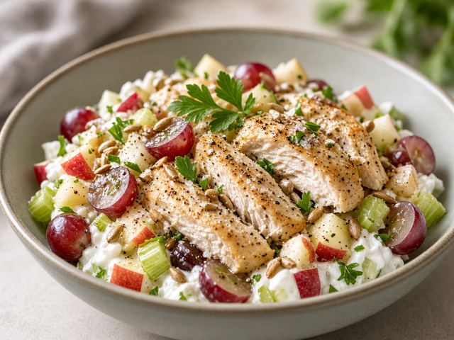 Grape & Apple Chicken Salad
