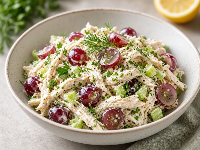 Grape & Herb Chicken Salad