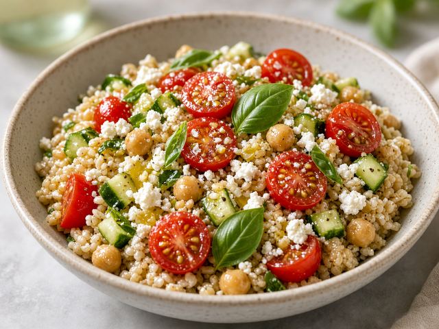 Grape Tomato & Basil Grain Bowl