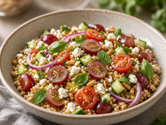 Grape & Tomato Farro Salad