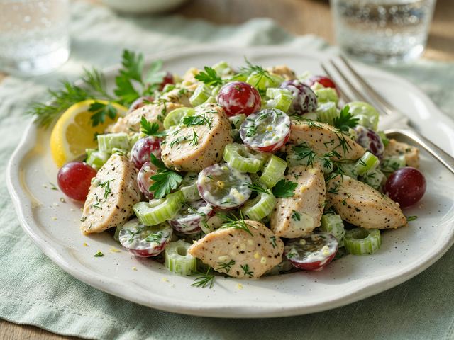 Herbed Chicken & Grape Salad