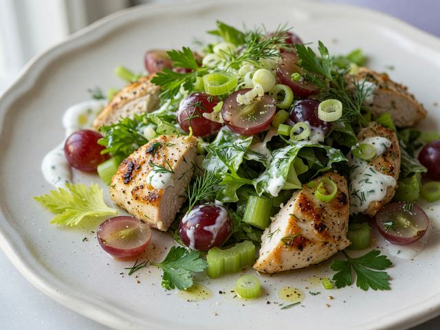 Herbed Chicken & Grape Salad