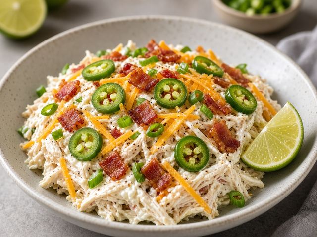 Jalapeño Popper Chicken Salad