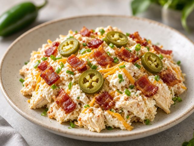 Jalapeño Popper Chicken Salad