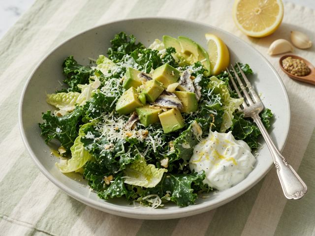 Kale Caesar Salad Bowl