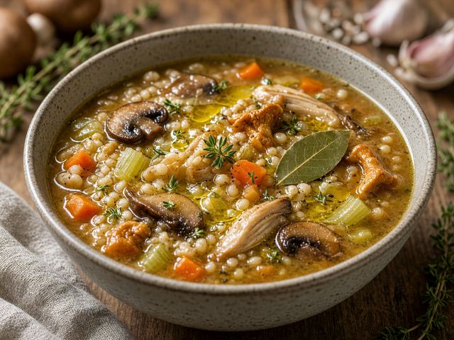 Mushroom Barley Soup