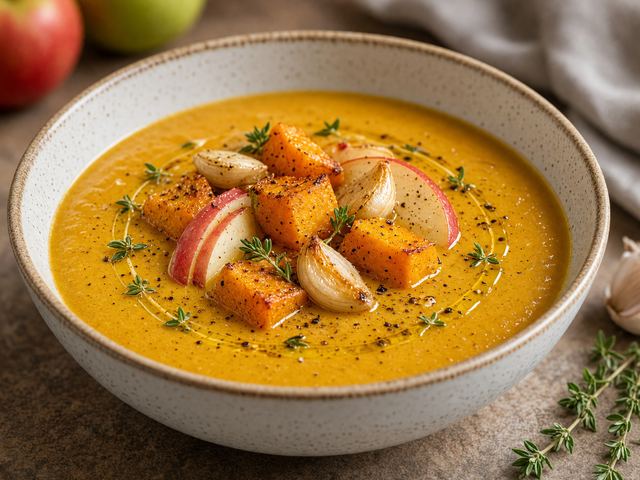 Roasted Apple & Squash Soup
