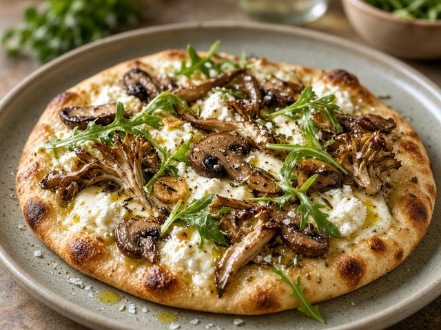 Roasted Mushroom Flatbread