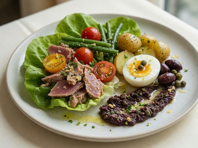 Tuna Niçoise with Olive Tapenade