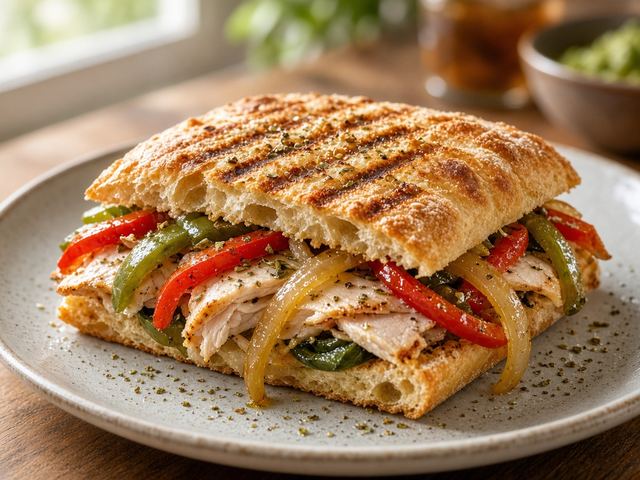 Turkey & Pepper Panini Melt