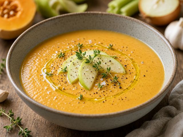 Warm Squash & Apple Soup
