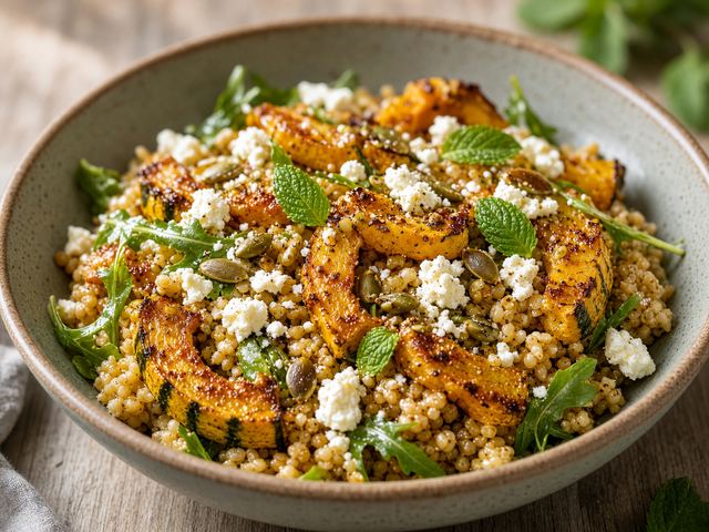 Warm Squash & Farro Bowl